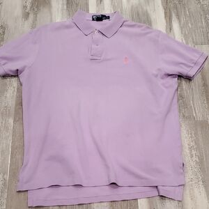 Polo by Ralph Lauren Men's Lavender Polo Shirt
